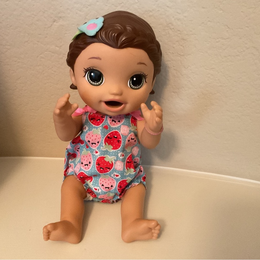 Brown and Pink Doll with Accessories